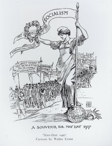 メーデー、1907年（ペンとインク）